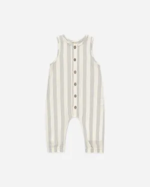 -Woven Jumpsuit || Sky Stripe-