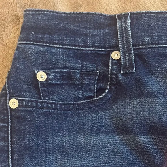 7 For All Mankind Women's Blue Jeans