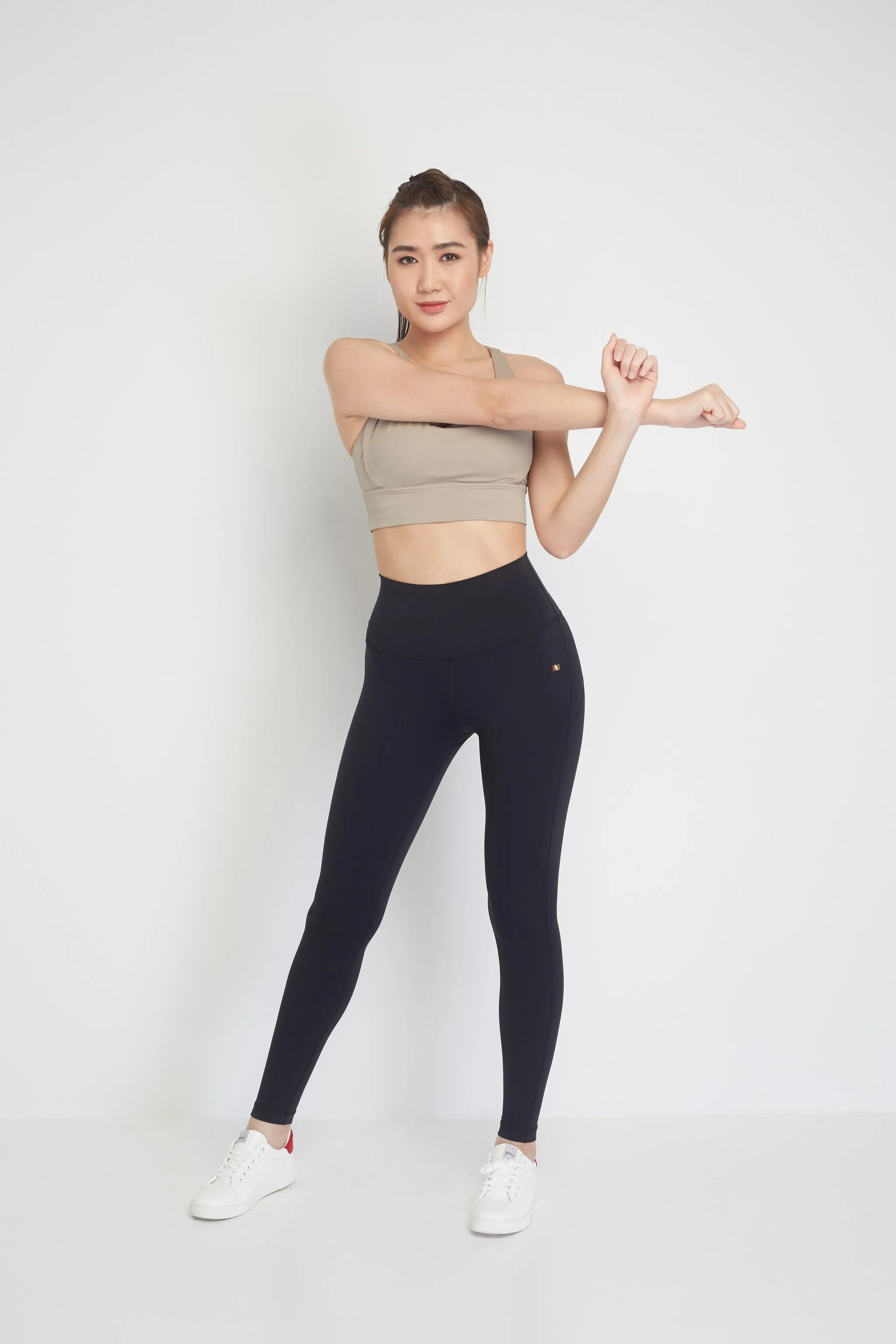 Aaliyah Women Sports Bra (Khaki)