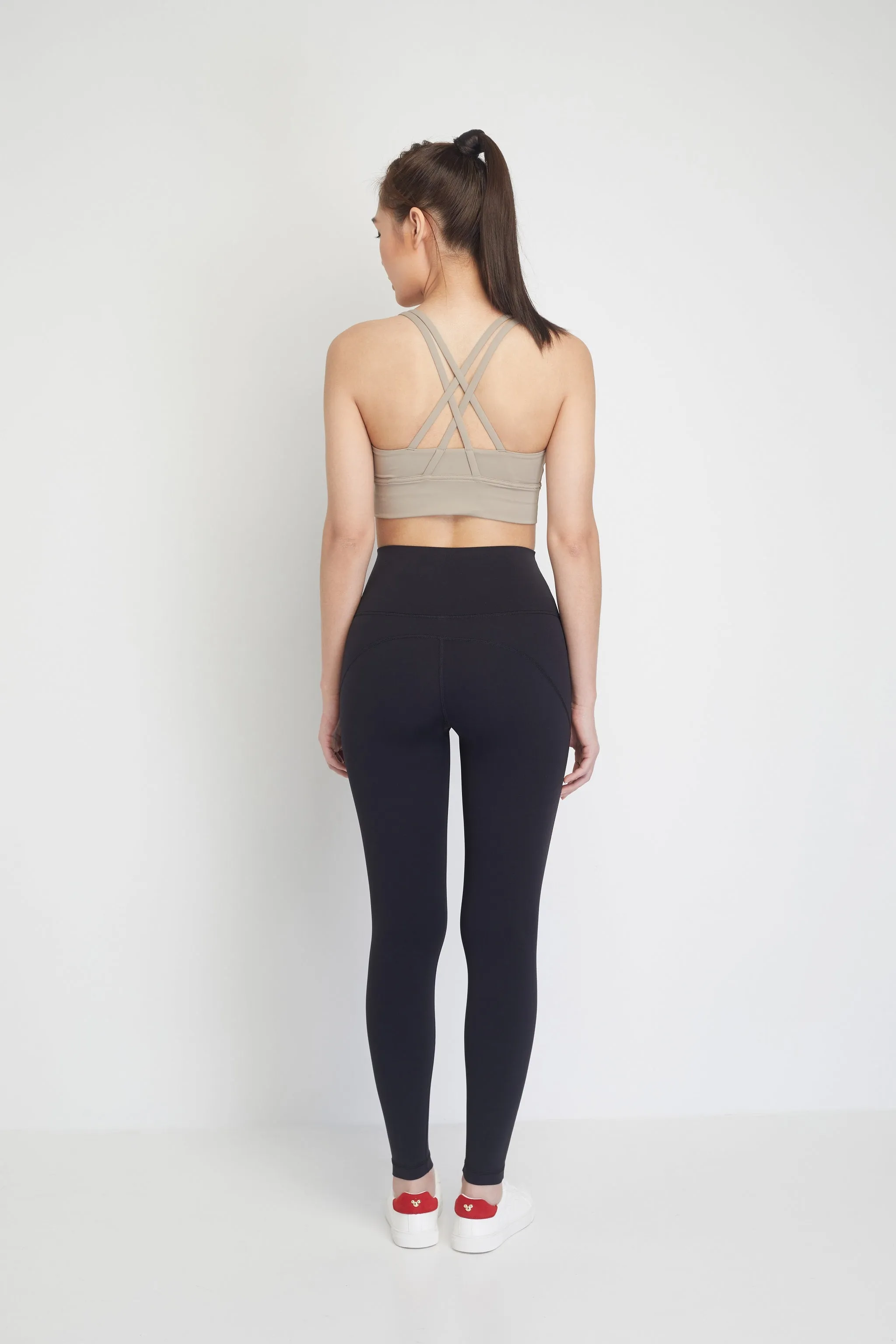 Aaliyah Women Sports Bra (Khaki)