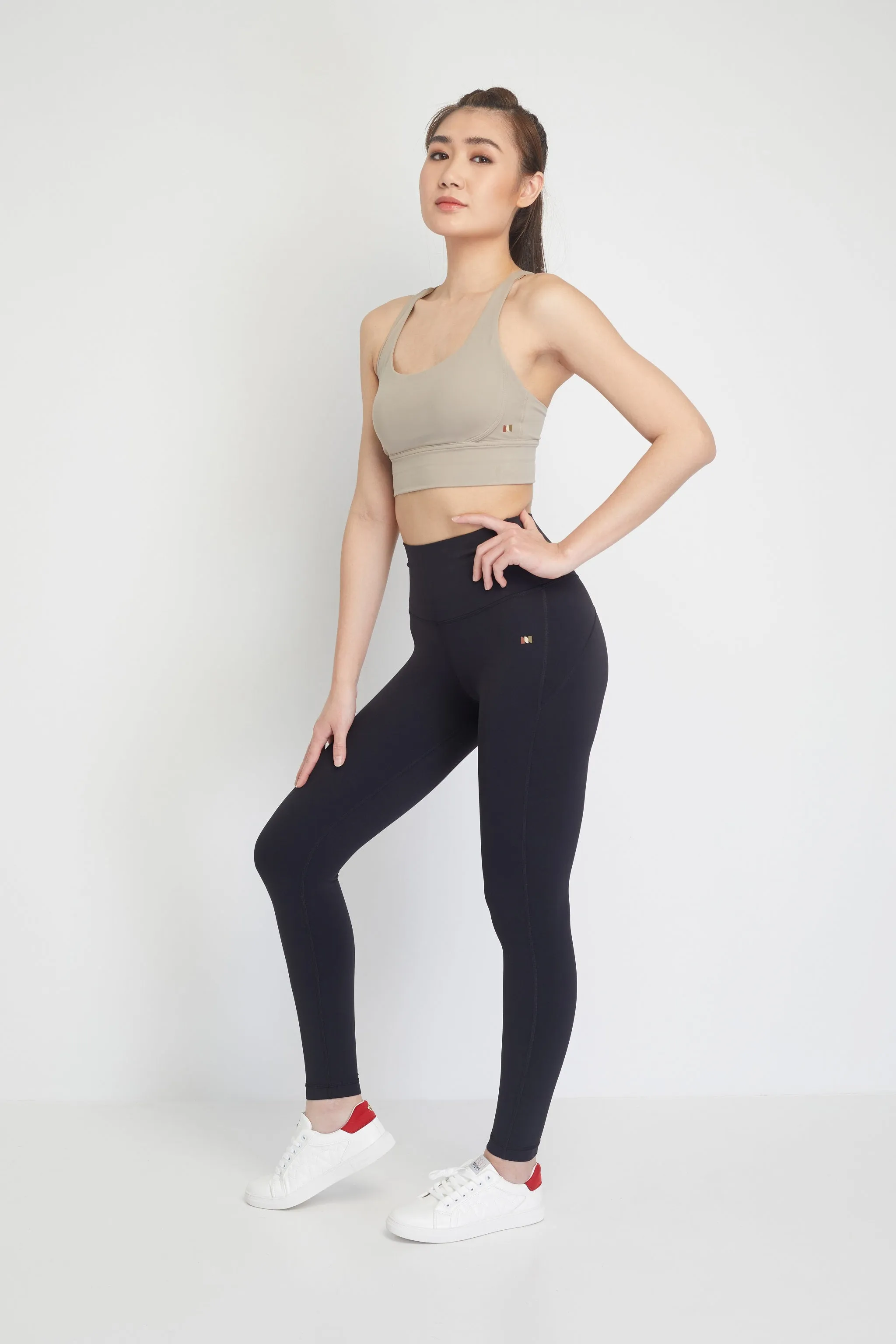 Aaliyah Women Sports Bra (Khaki)