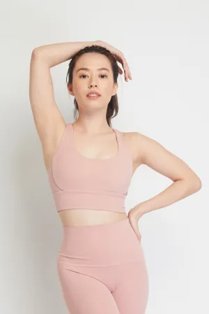 Aaliyah Women Sports Bra (Pink)