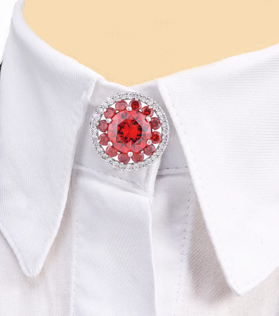 August Crystals Button Cover