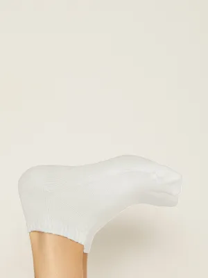Bamboo Ankle Socks - White