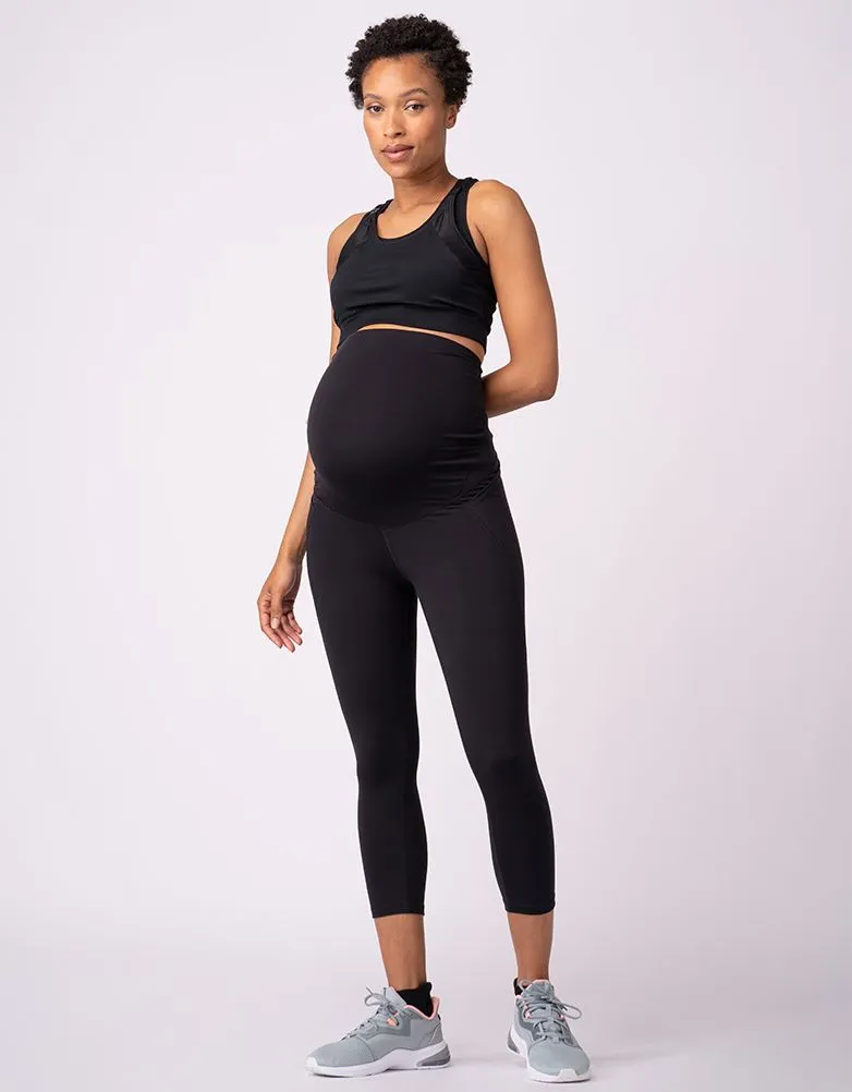 Black 3/4 Support Active Legging