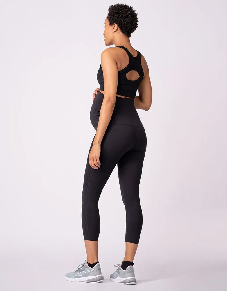 Black 3/4 Support Active Legging