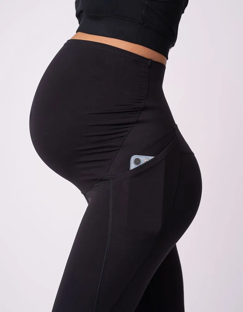Black 3/4 Support Active Legging