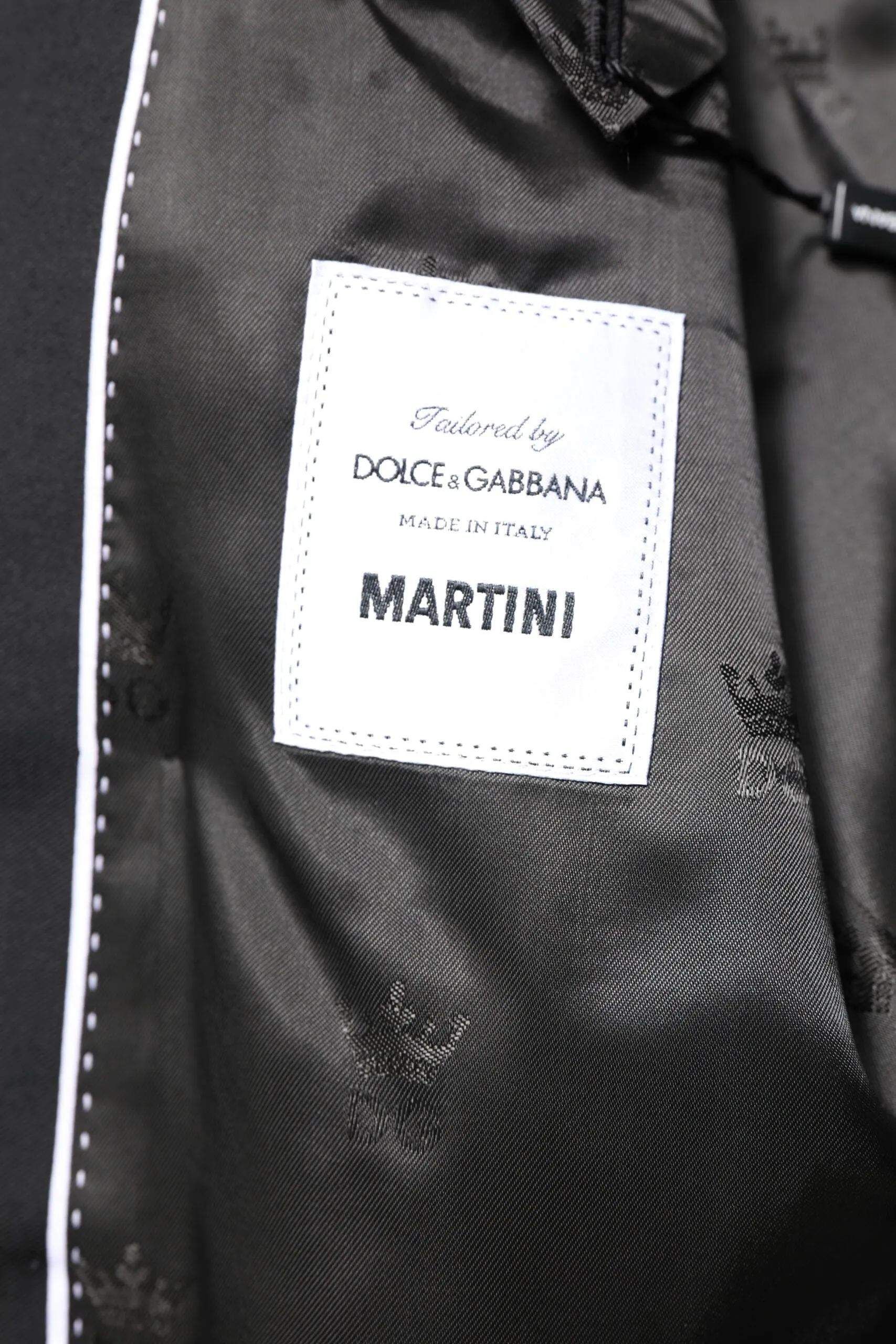 Black MARTINI Double Breasted Coat Blazer