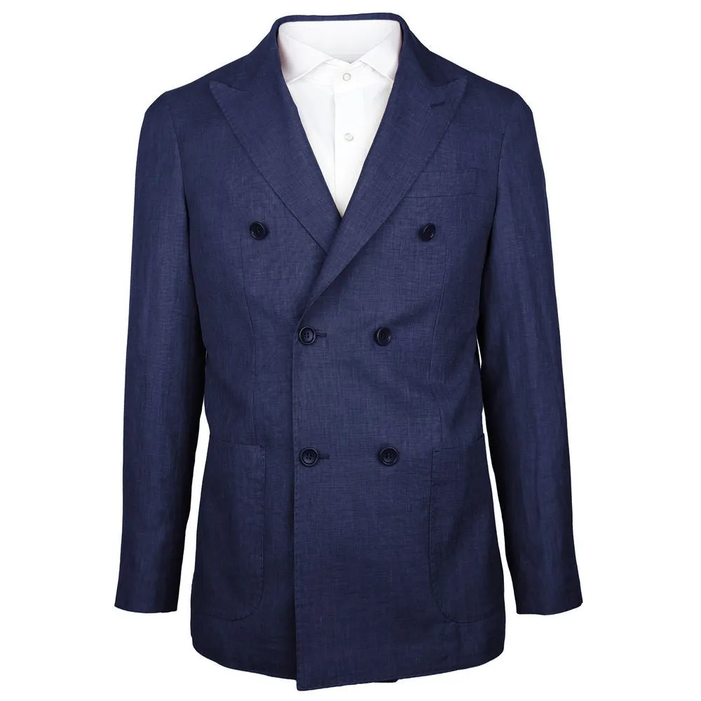 Blue Linen Blazer