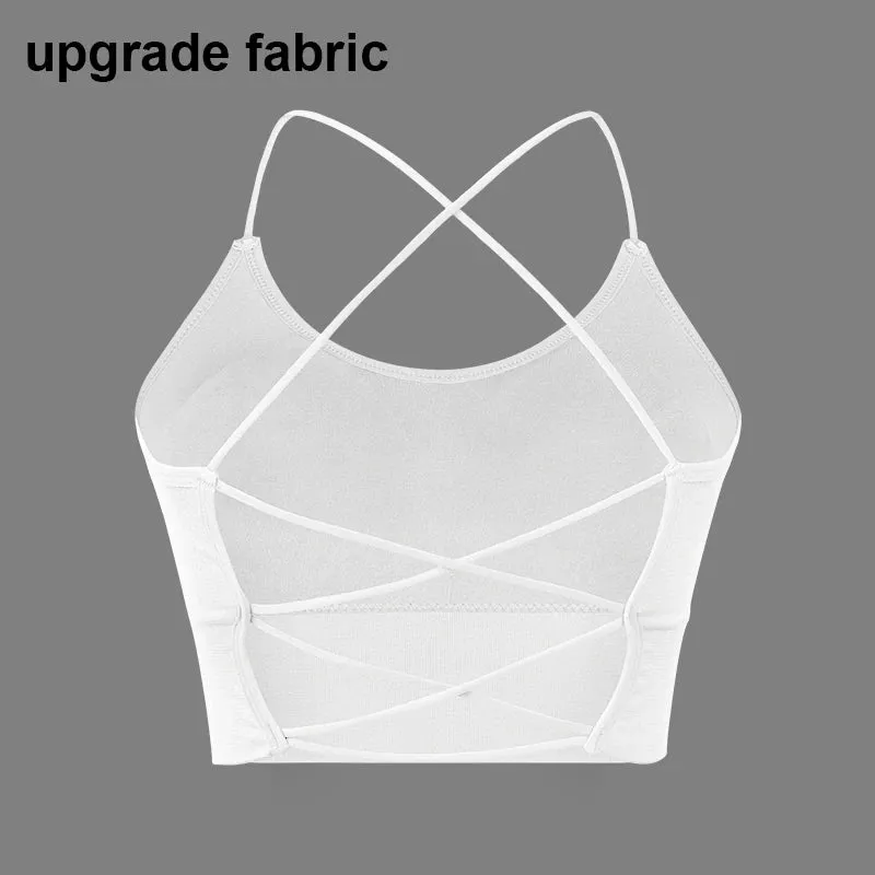 Breathable Thin Strap Yoga Sports Bra