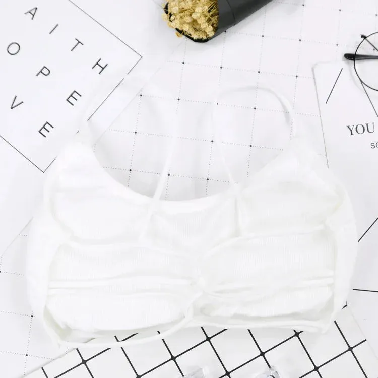 Breathable Thin Strap Yoga Sports Bra