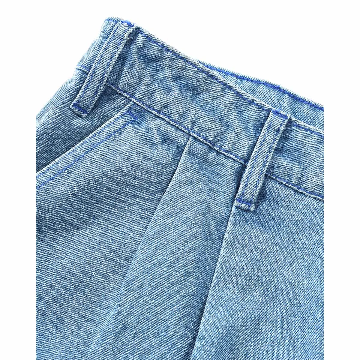 Butter Goods - Blue Note Pleated Denim Jeans Washed Indigo