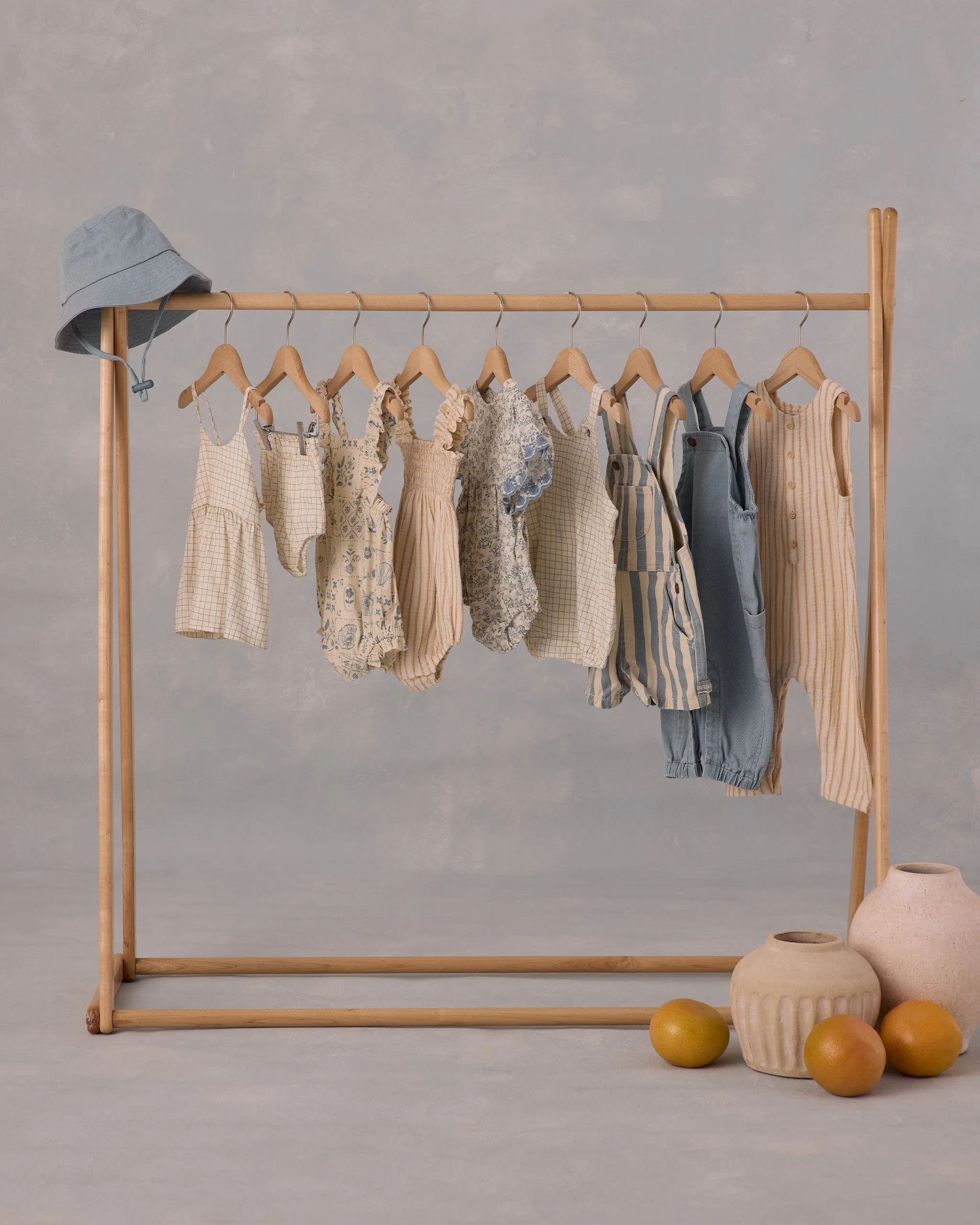 Button Jumpsuit || Marigold Stripe