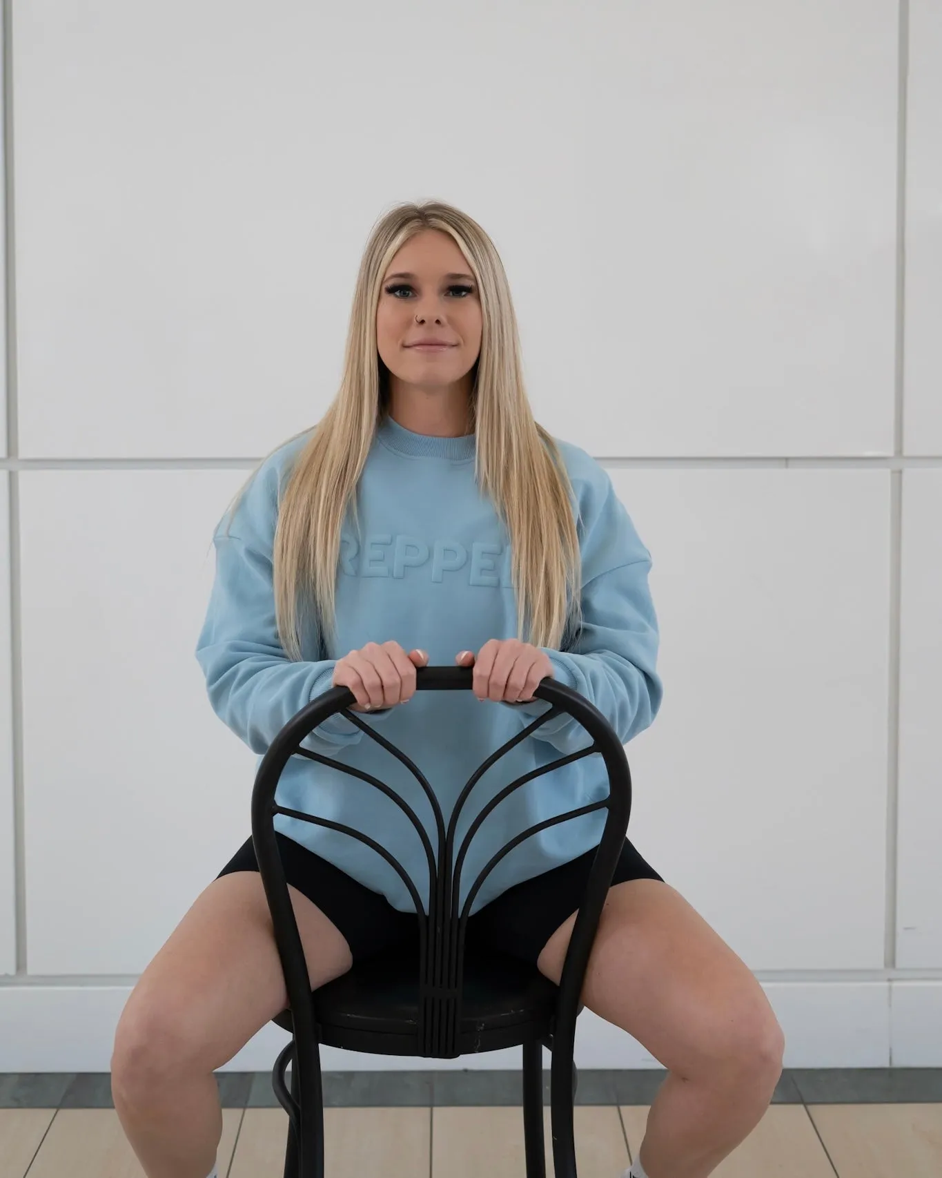 Cascade Crewneck – Light Blue (Minor Imperfection)