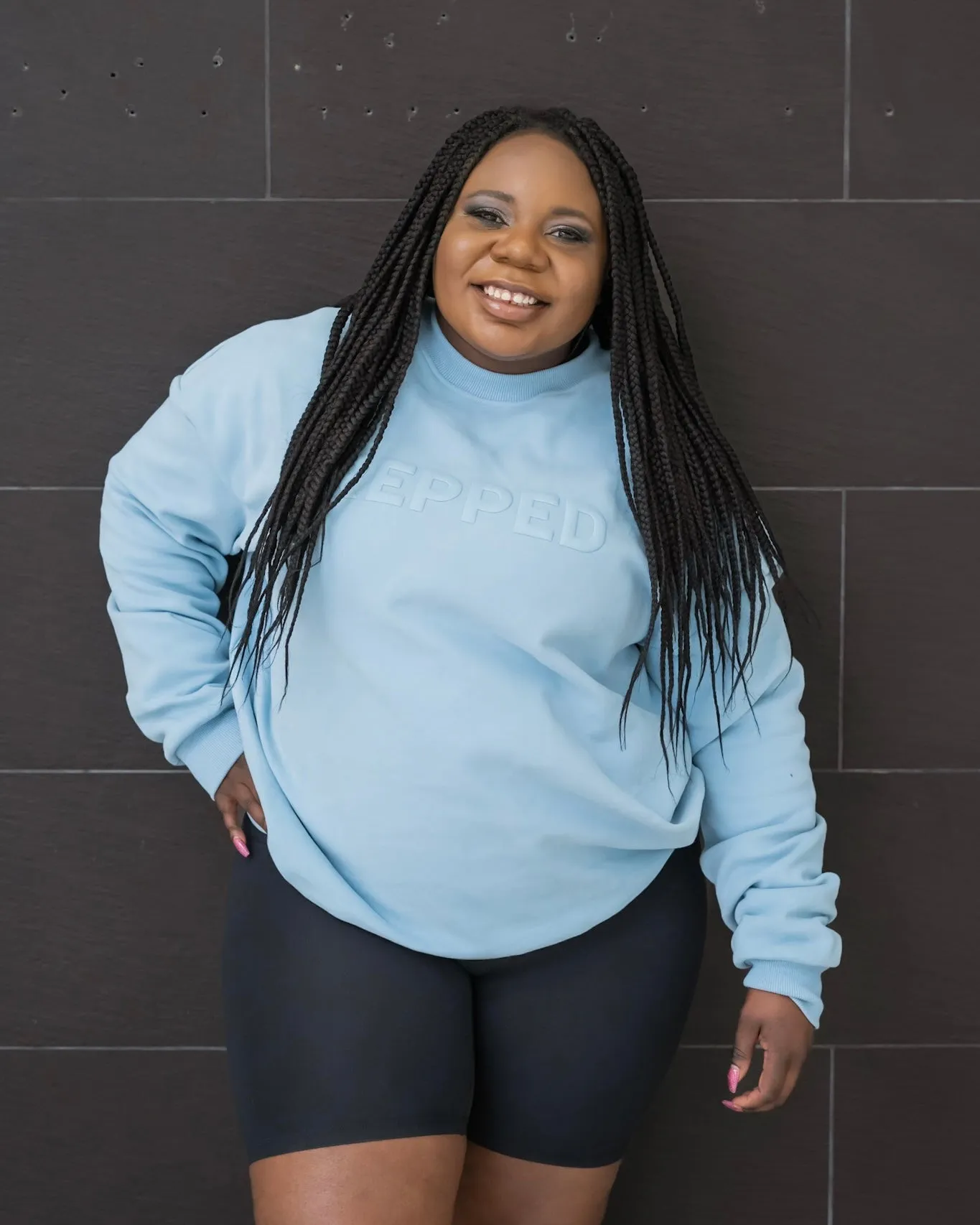 Cascade Crewneck – Light Blue (Minor Imperfection)