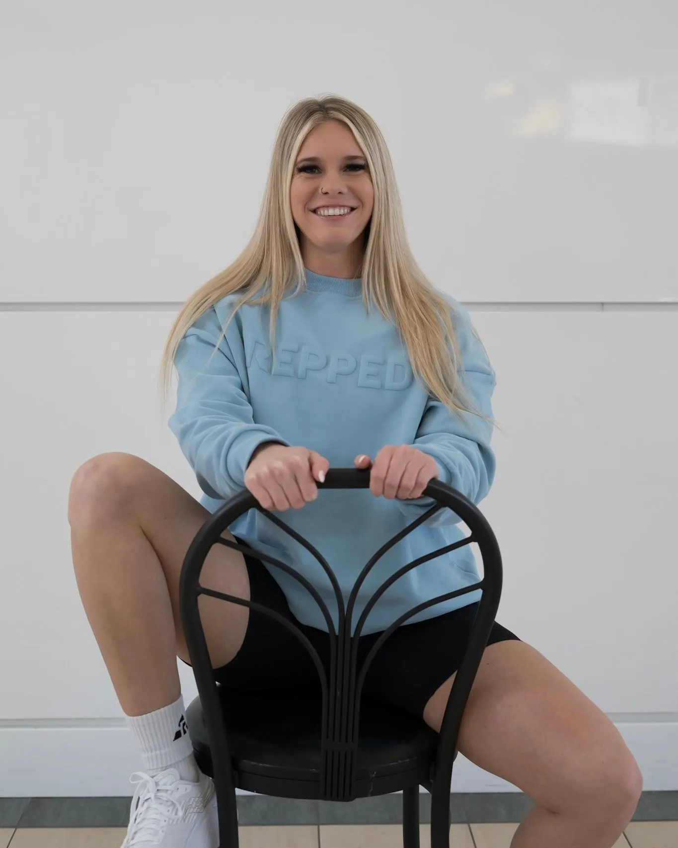 Cascade Crewneck – Light Blue (Minor Imperfection)