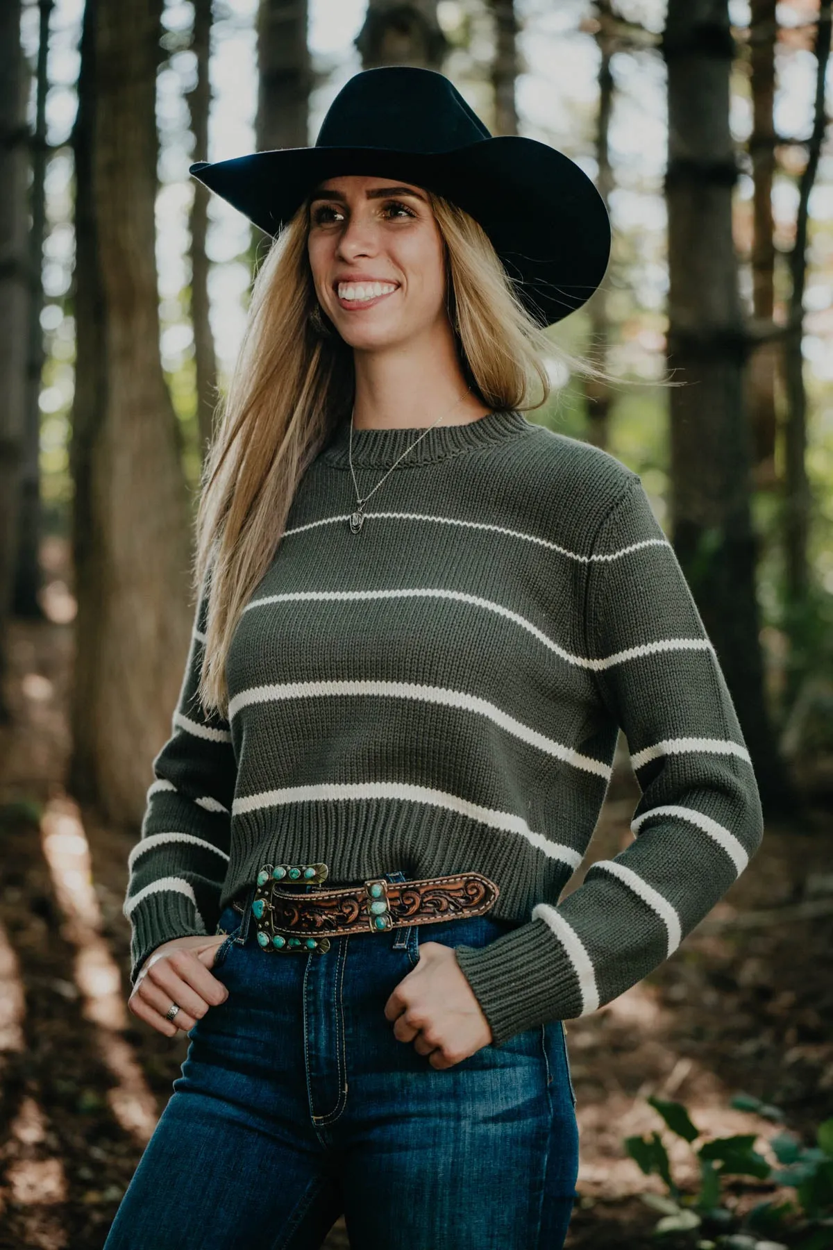 'Charlynn' Cropped Knit Sweater by Z Supply (1 L LEFT)