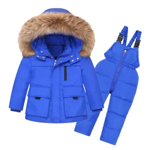 Children Clothing Set Hooded Parka Boy