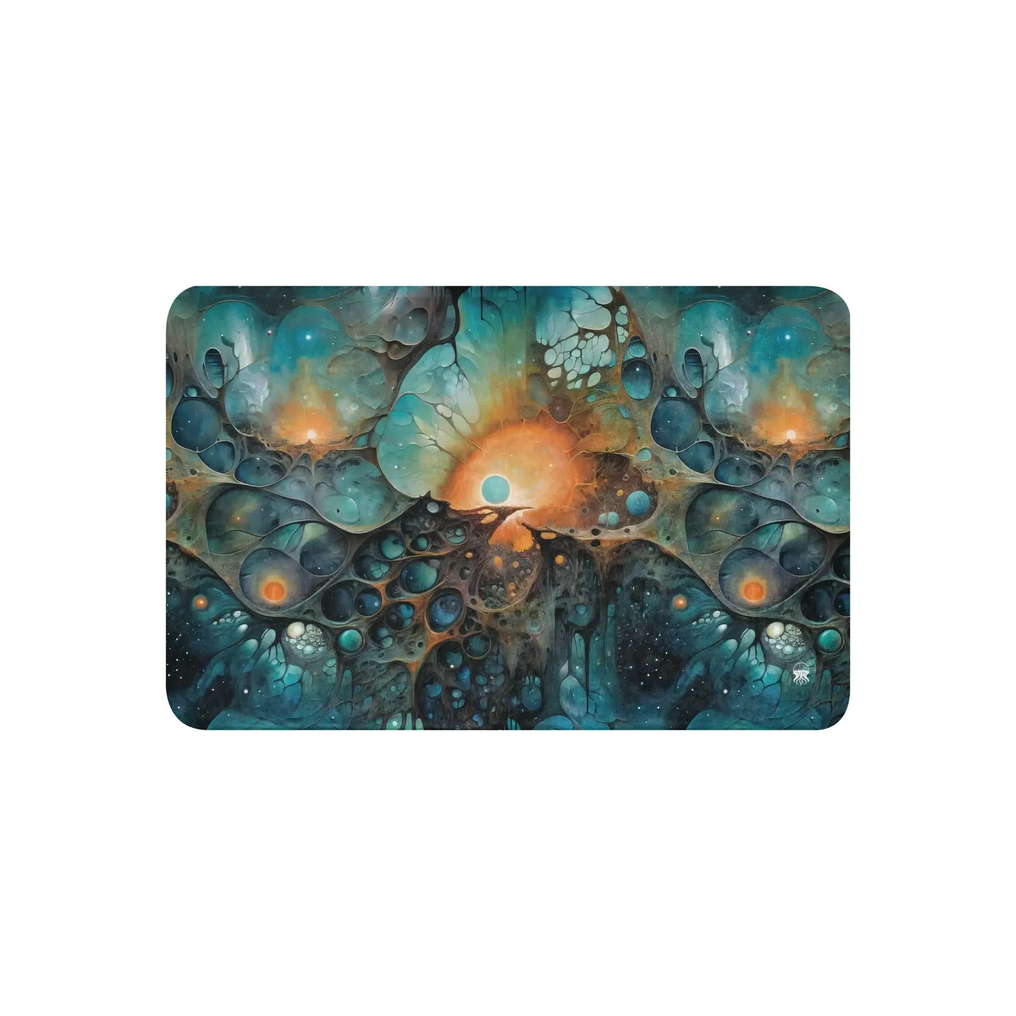 Chthonic Echoes Warm Sherpa Blanket