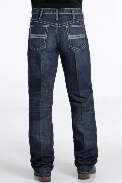 Cinch MEN'S RELAXED FIT WHITE LABEL PERFORMANCE DENIM - DARK STONEWASH MB92834039