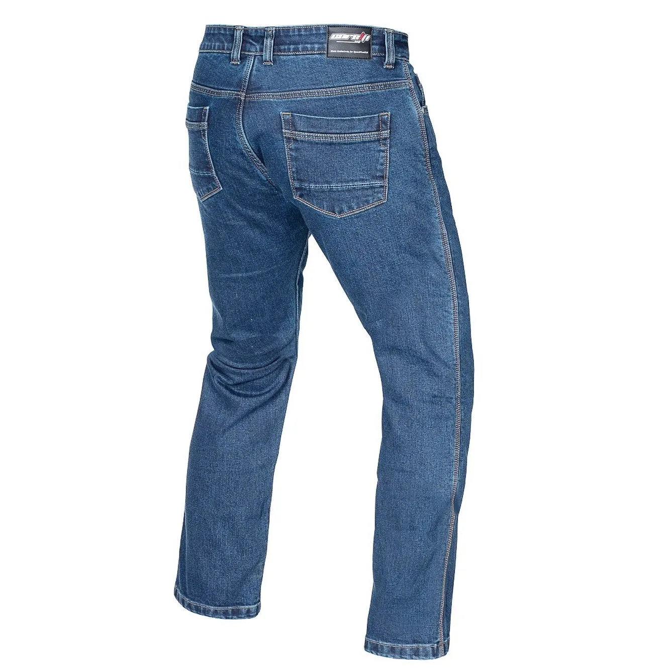 City Rider Men's Protected Motorcycle Classic Light Blue Jeans