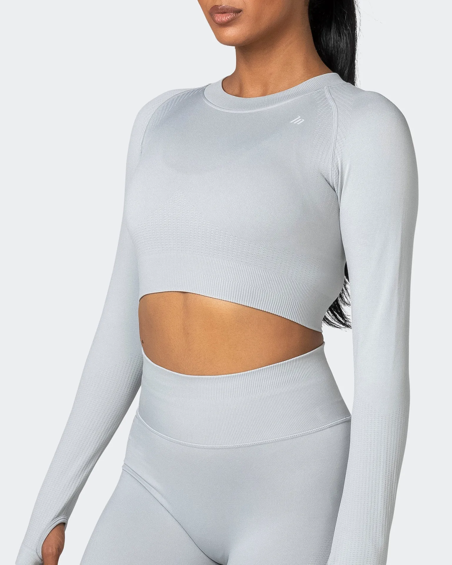 Classic Seamless Long Sleeve Top - Steel
