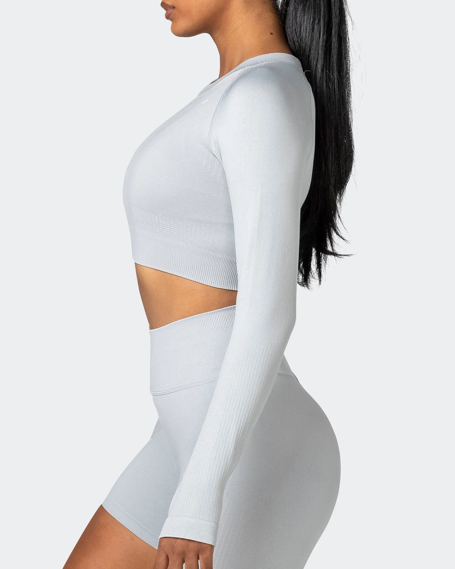 Classic Seamless Long Sleeve Top - Steel