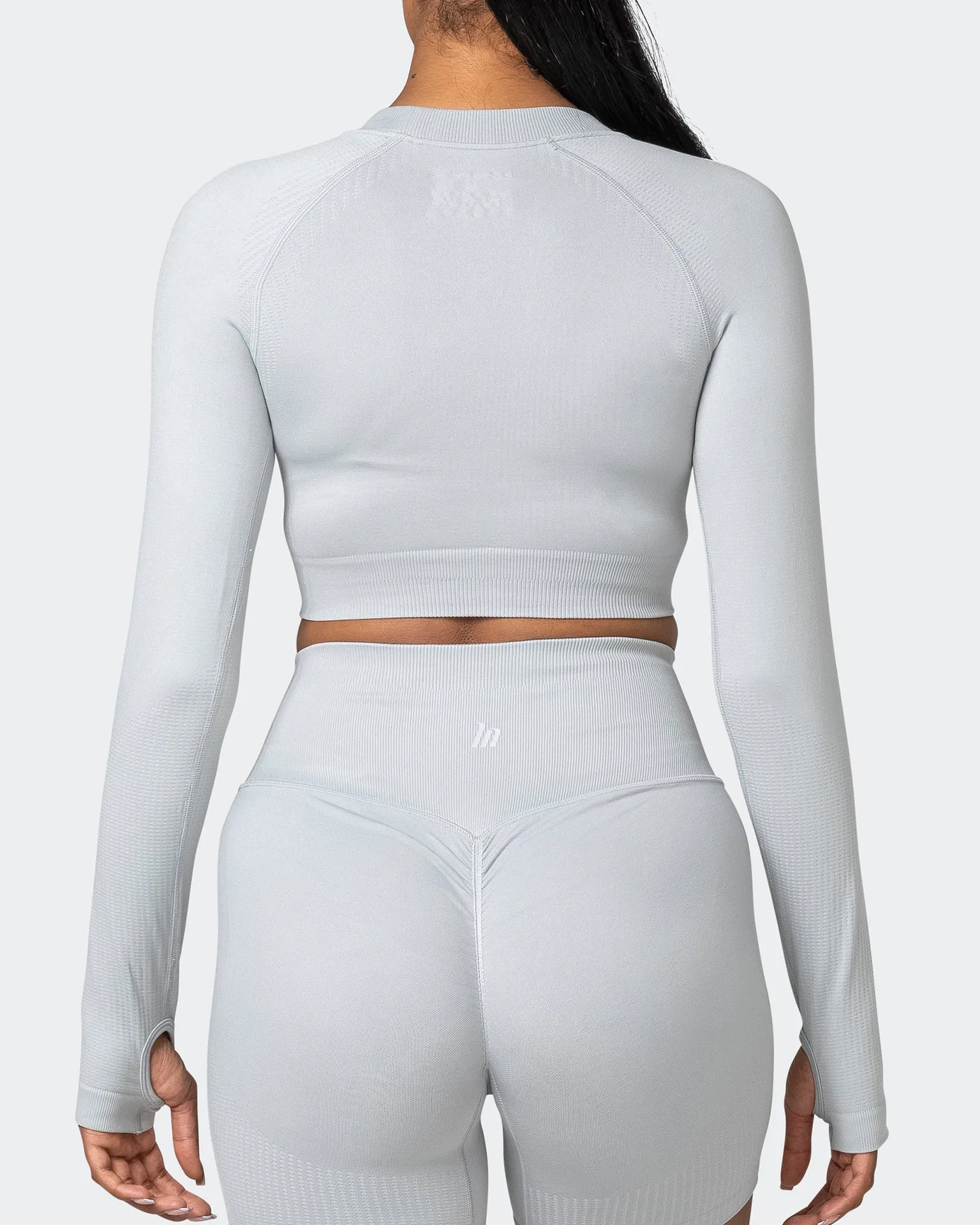 Classic Seamless Long Sleeve Top - Steel