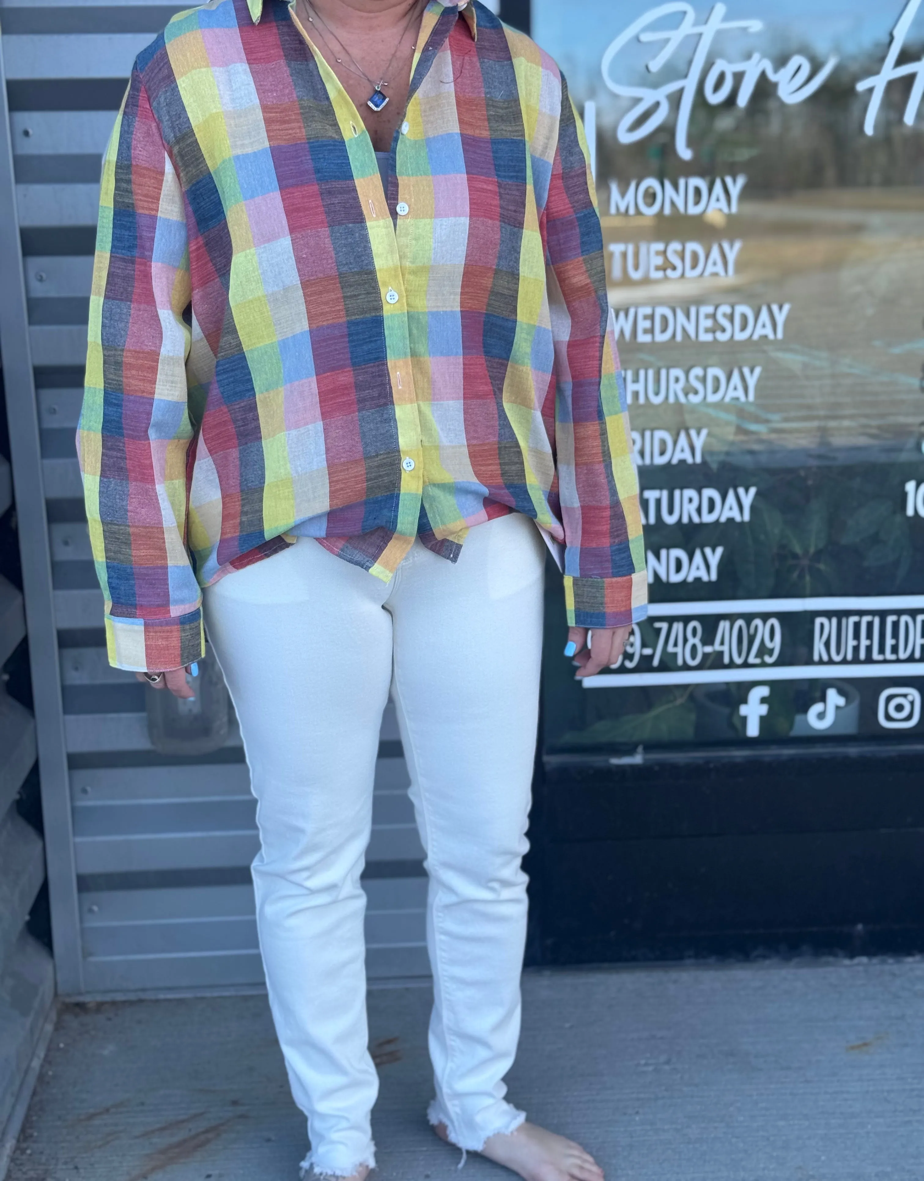 CLEARANCE- OMG Zoey Zip Skinny Stretch fit