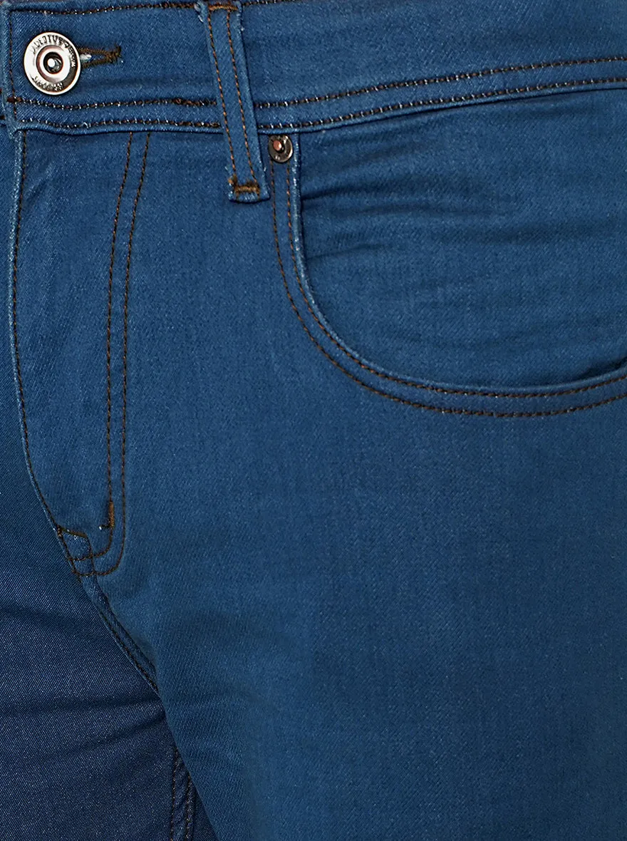 Cloud Blue Washed Rider Fit Jeans | JadeBlue