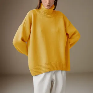 Cozy Oversized Turtleneck Top