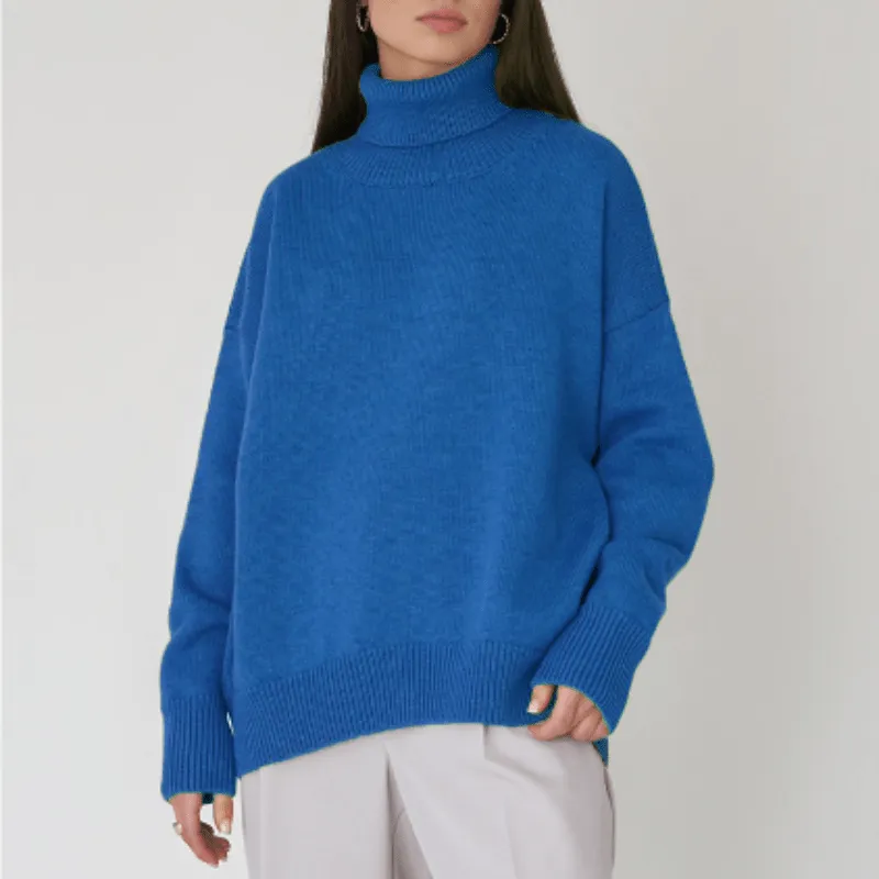 Cozy Oversized Turtleneck Top