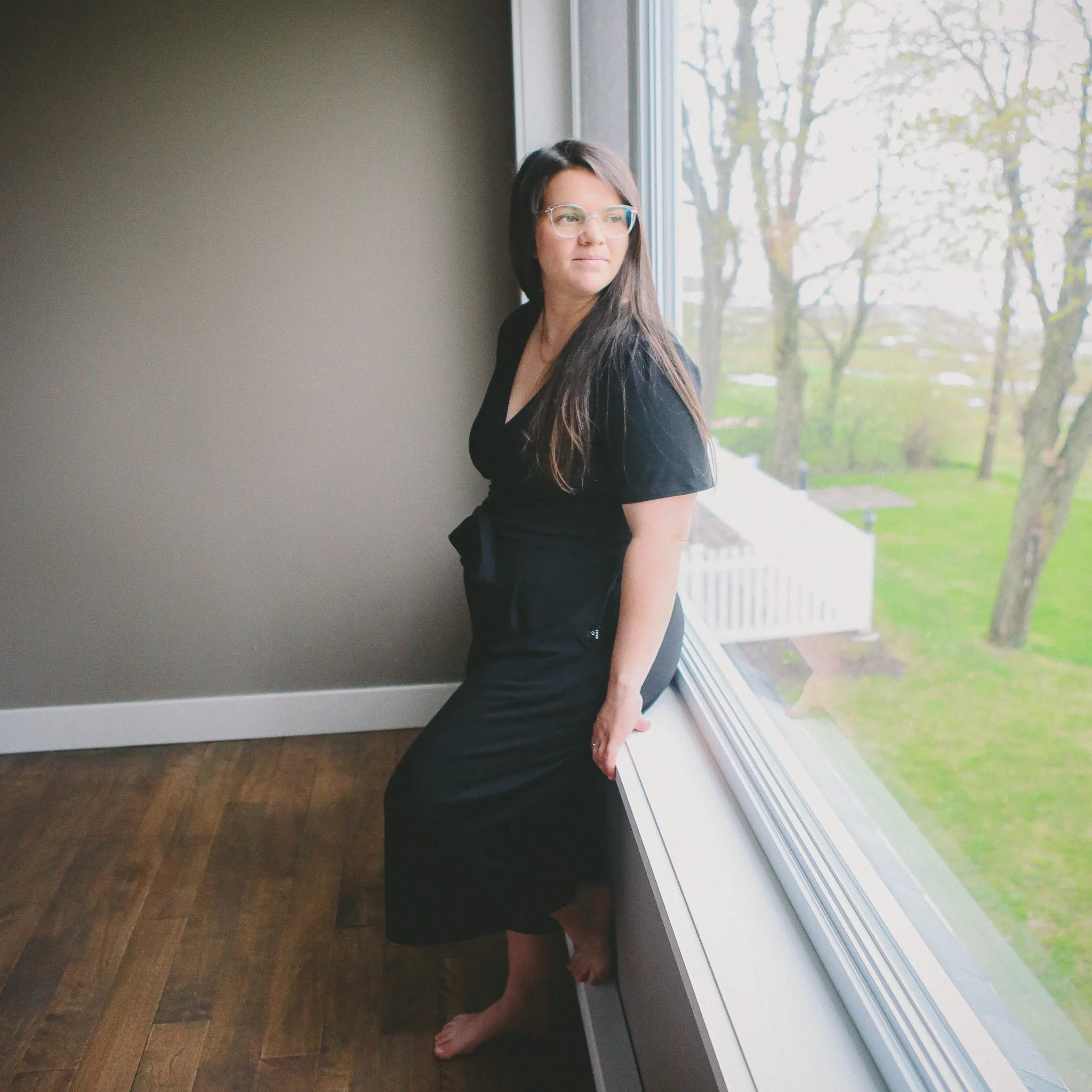 Crossover Jumpsuit in Bamboo