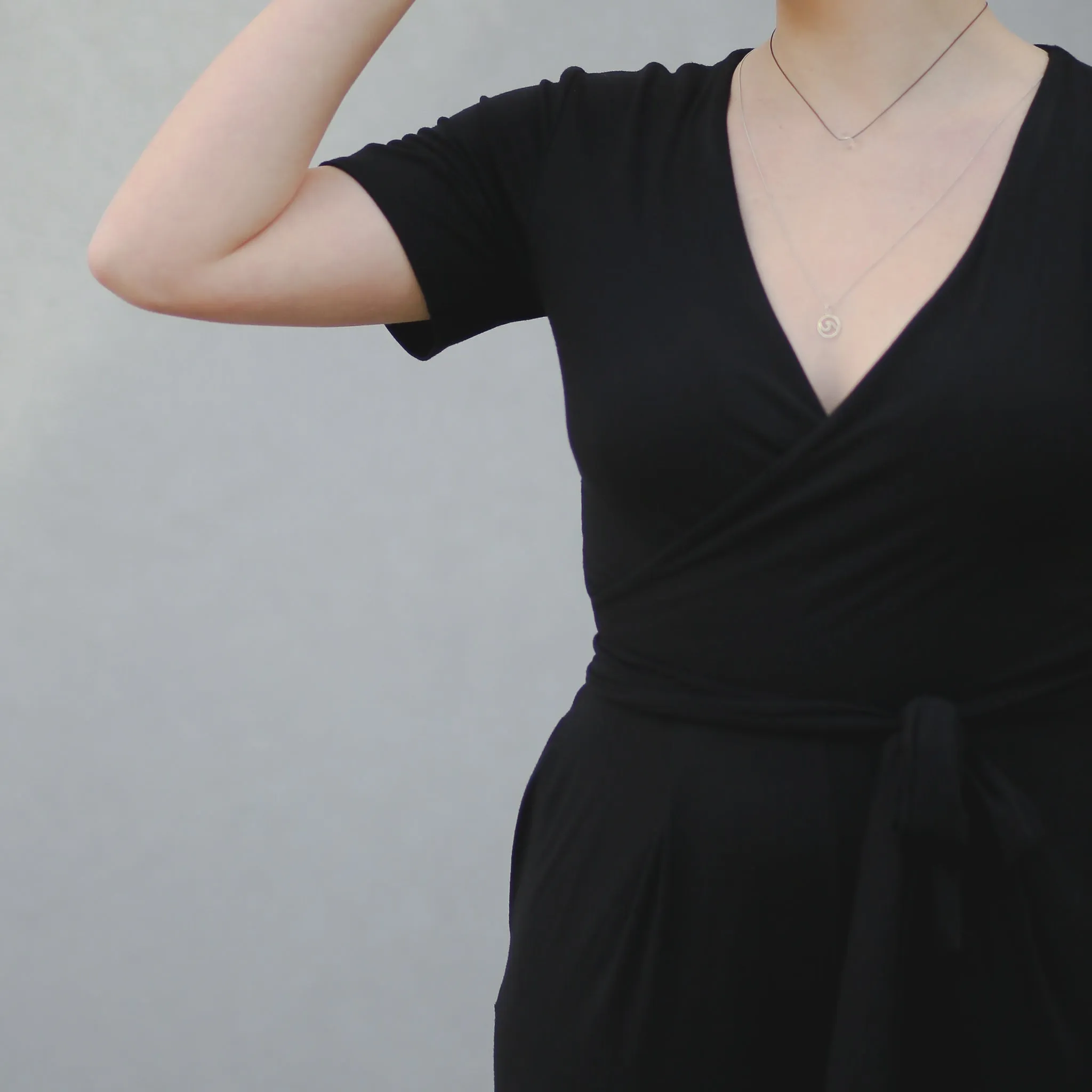 Crossover Jumpsuit in Bamboo