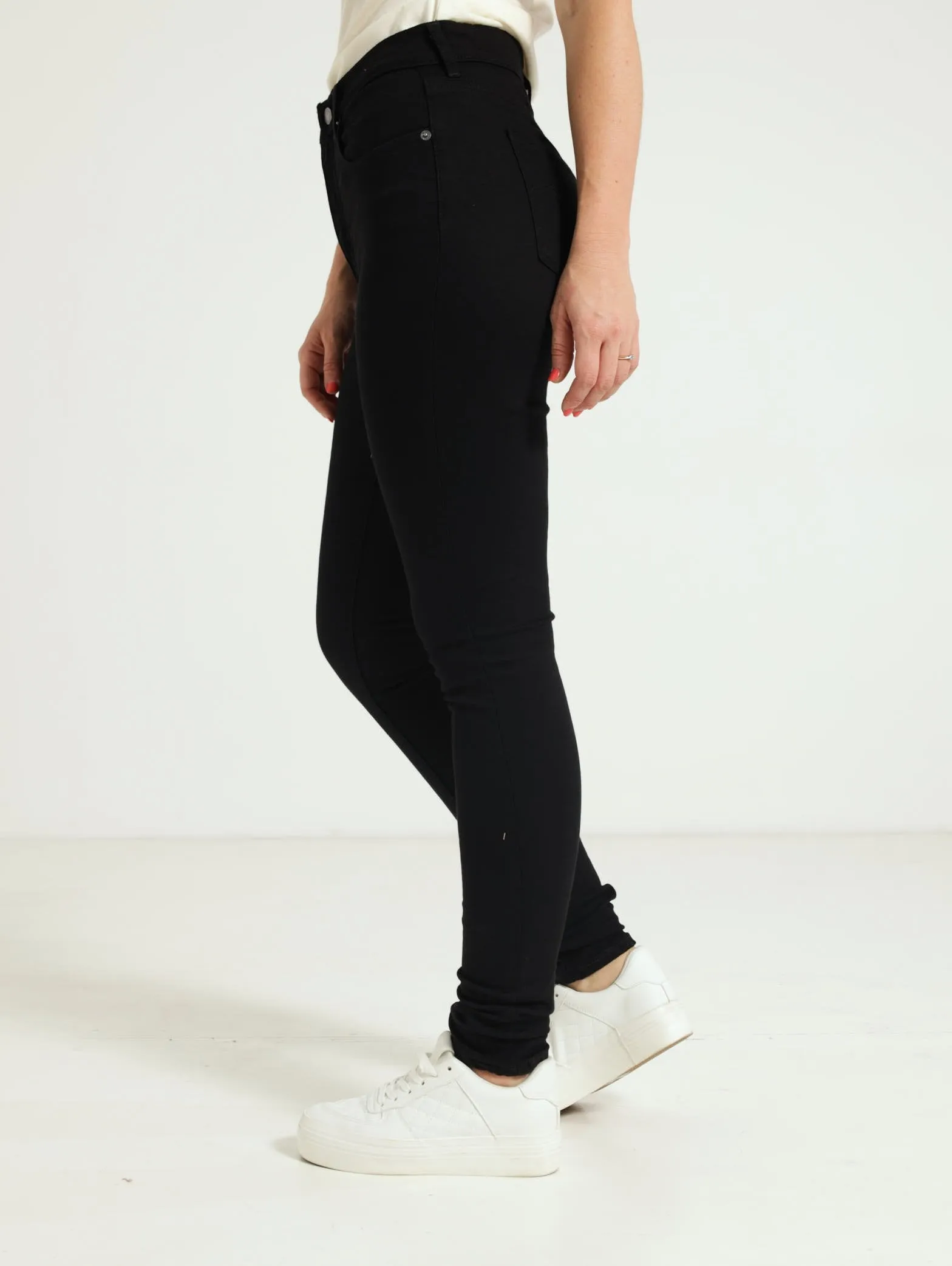 Curvy HiRISE Super skinny Saturatio  - Black