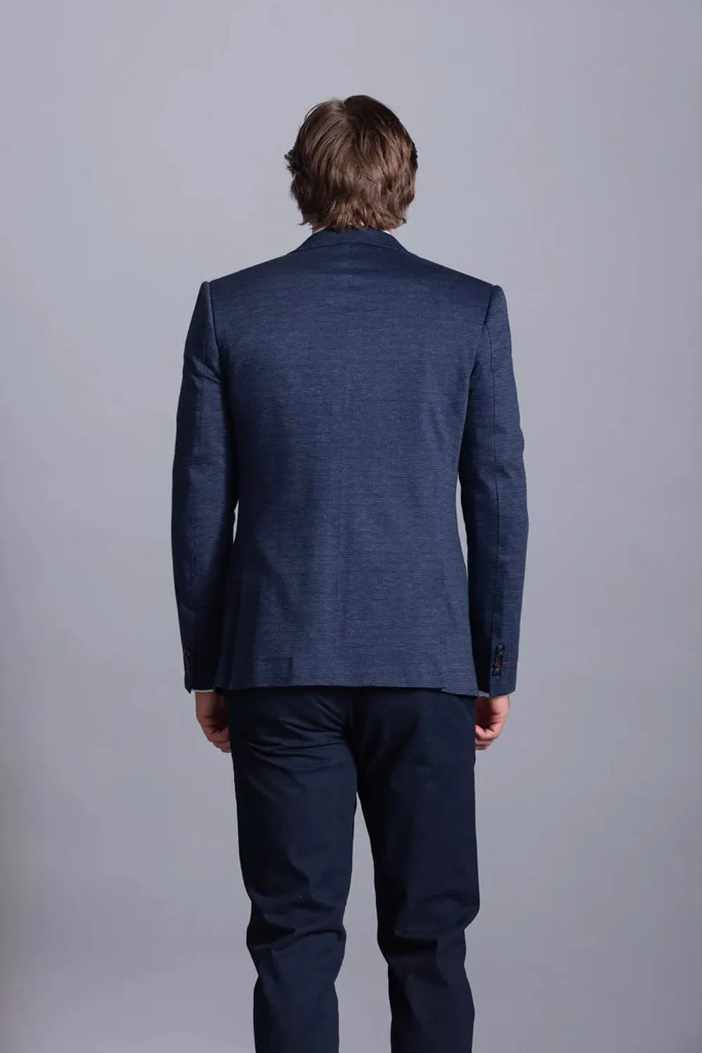 CUTLER & CO JOHNSON 100% COTTON KNITTED BLAZER CW40515