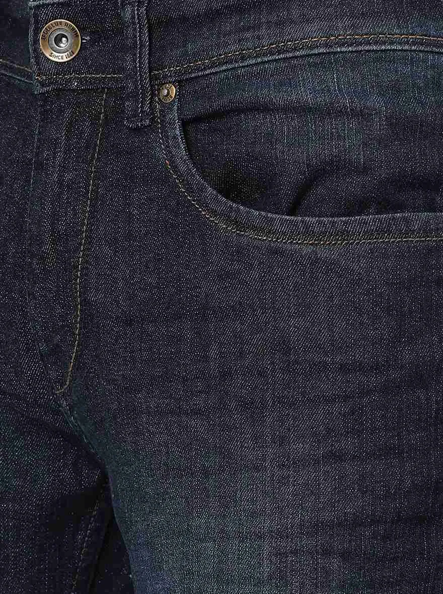 Dark Indigo Washed Slim Fit Jeans | JadeBlue