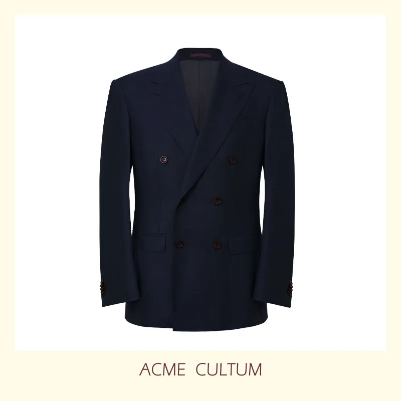 Double-Breasted Wool Suit
