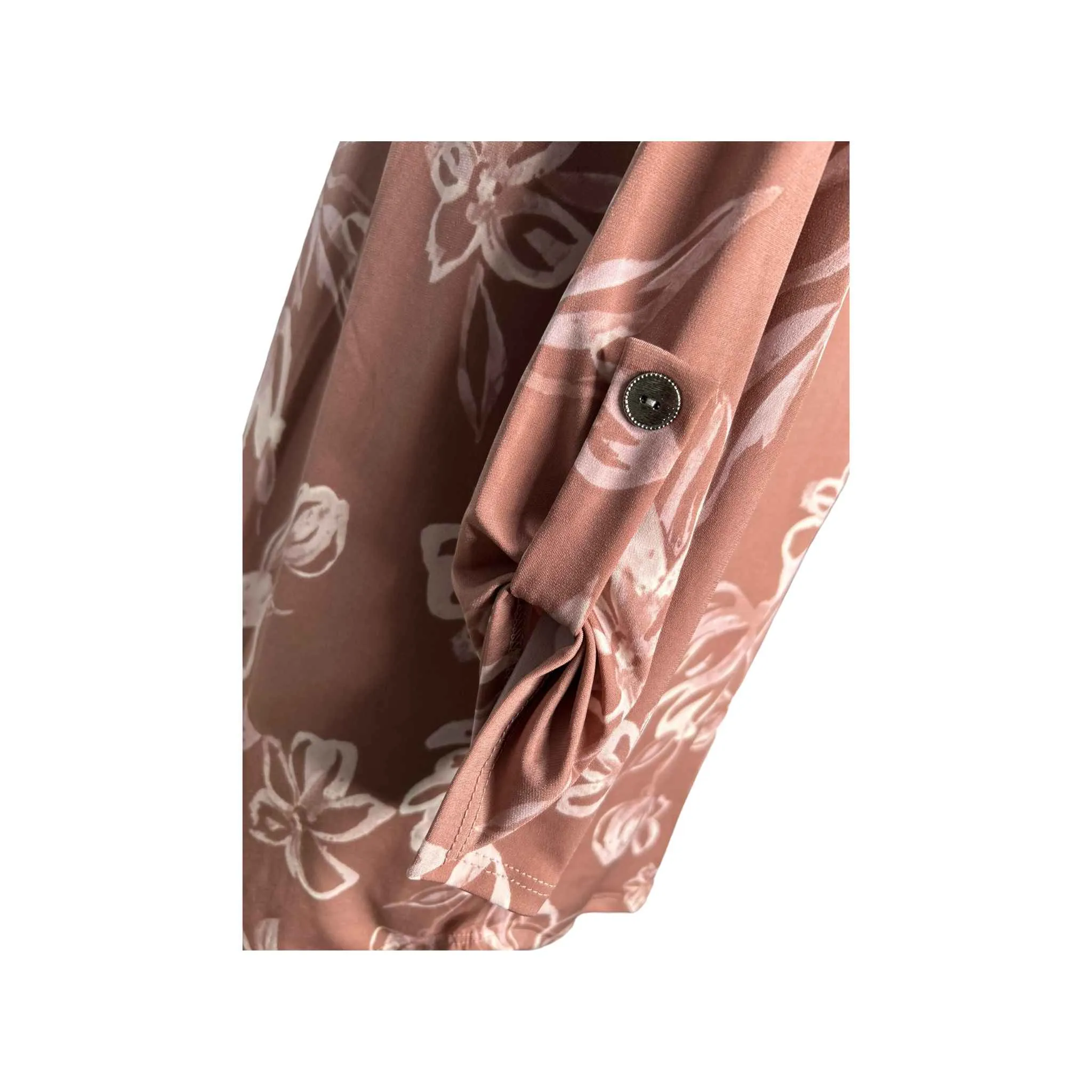 Dusty Mauve Floral Print Gabby Top