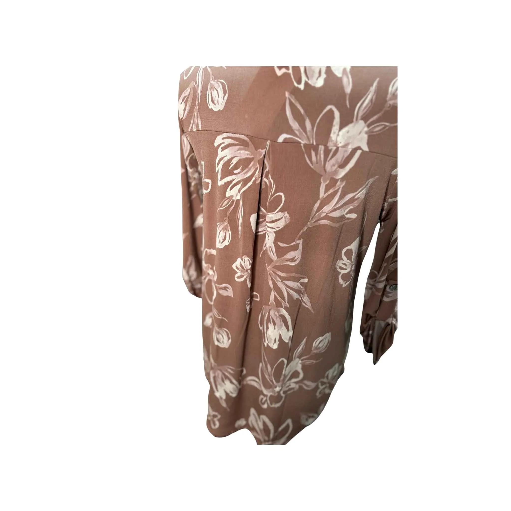 Dusty Mauve Floral Print Gabby Top