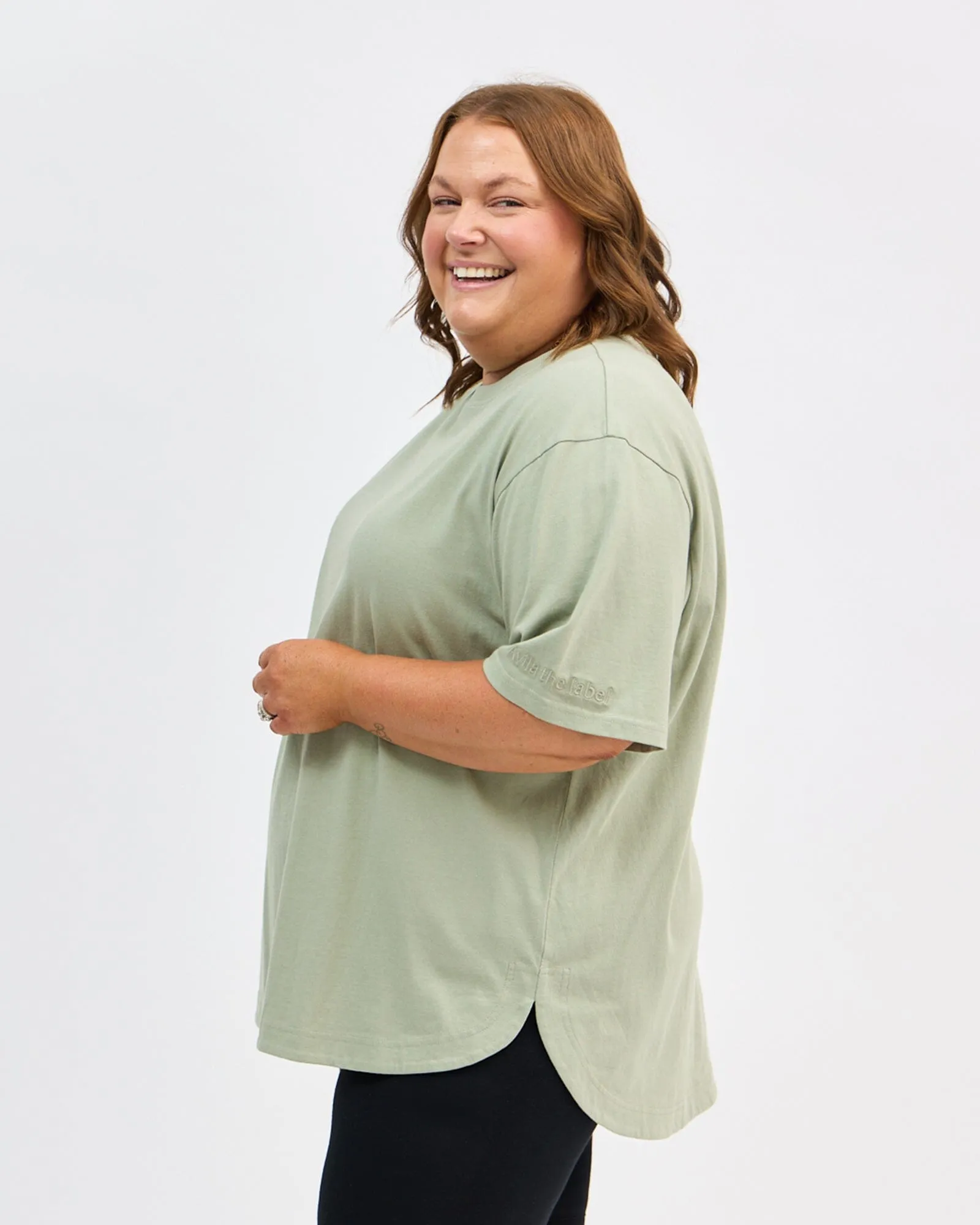 Elsie Long Tee - Sage
