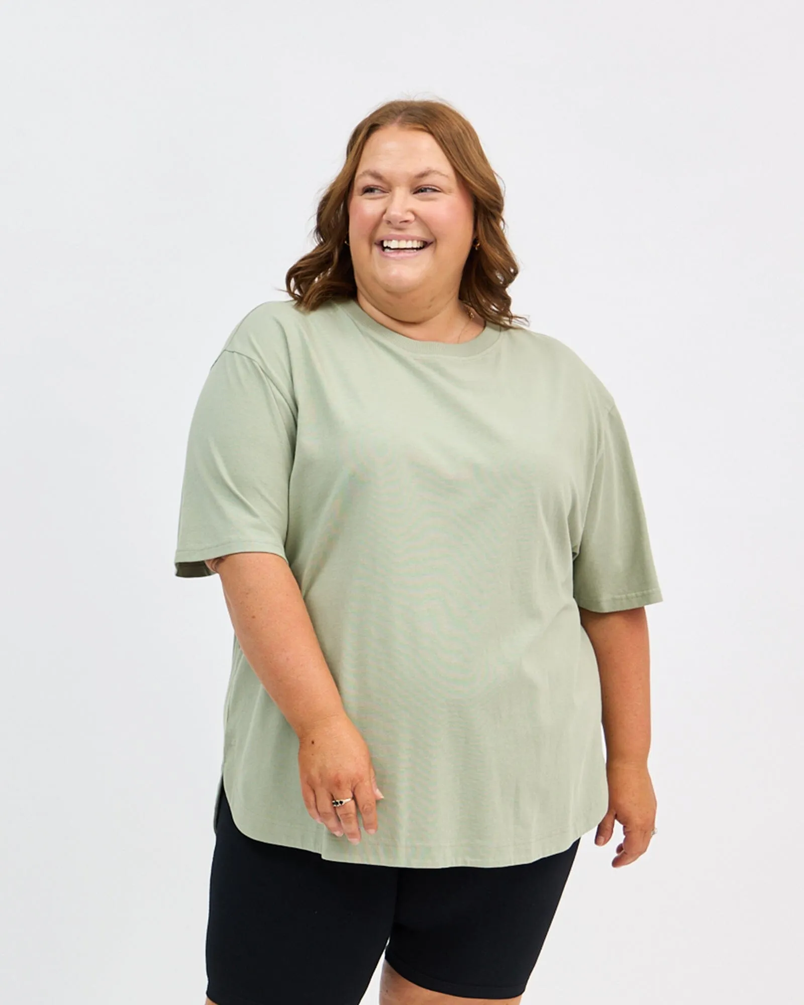 Elsie Long Tee - Sage