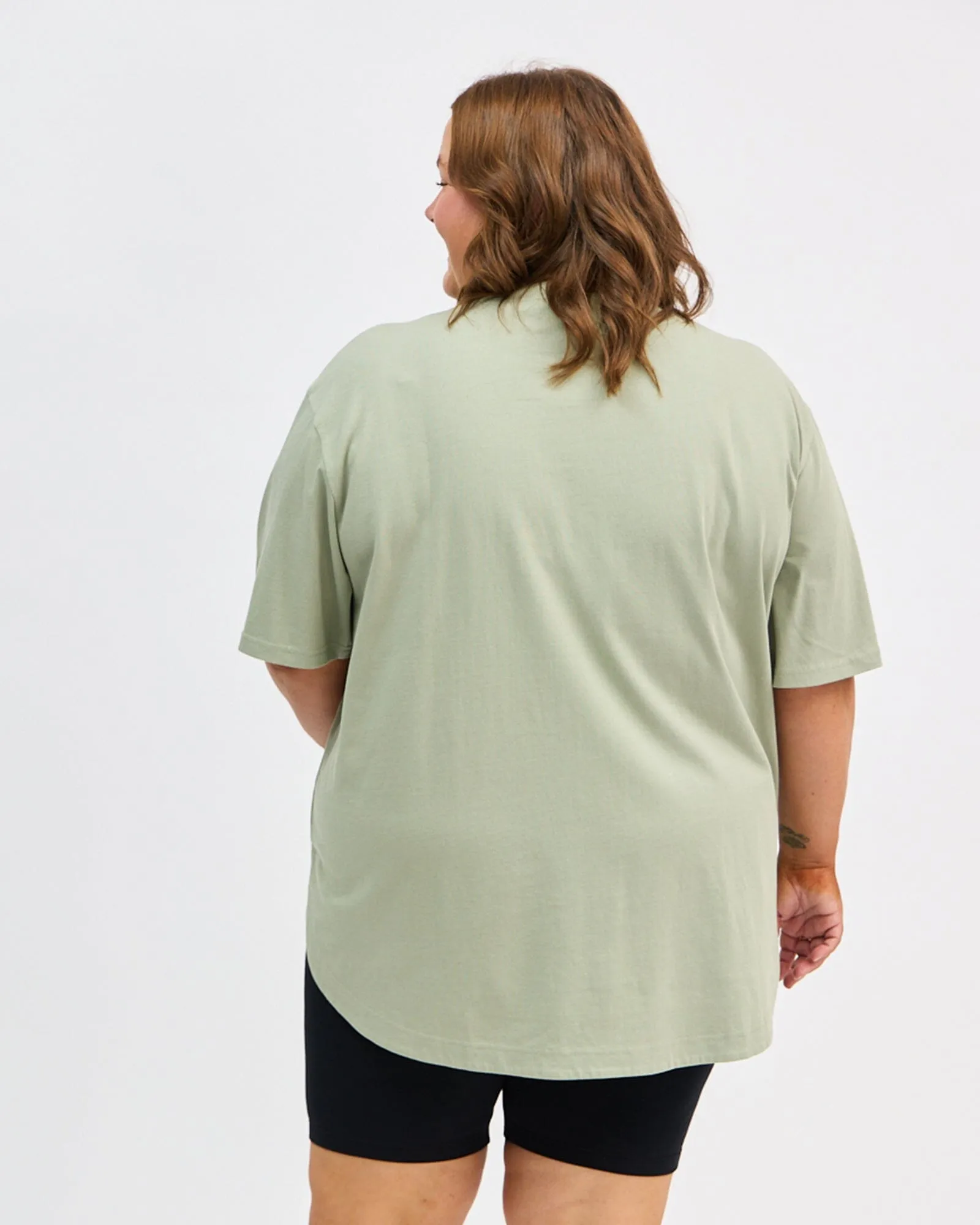 Elsie Long Tee - Sage