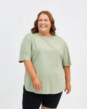 Elsie Long Tee - Sage