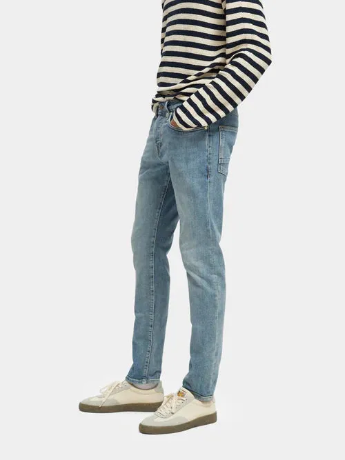 ESSENTIALS - Ralston - Aqua Blue Regular Slim Jeans