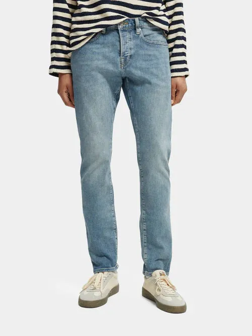ESSENTIALS - Ralston - Aqua Blue Regular Slim Jeans