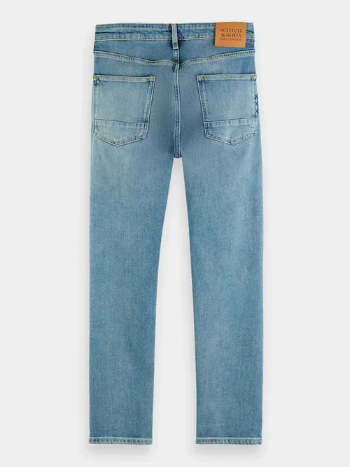 ESSENTIALS - Ralston - Aqua Blue Regular Slim Jeans