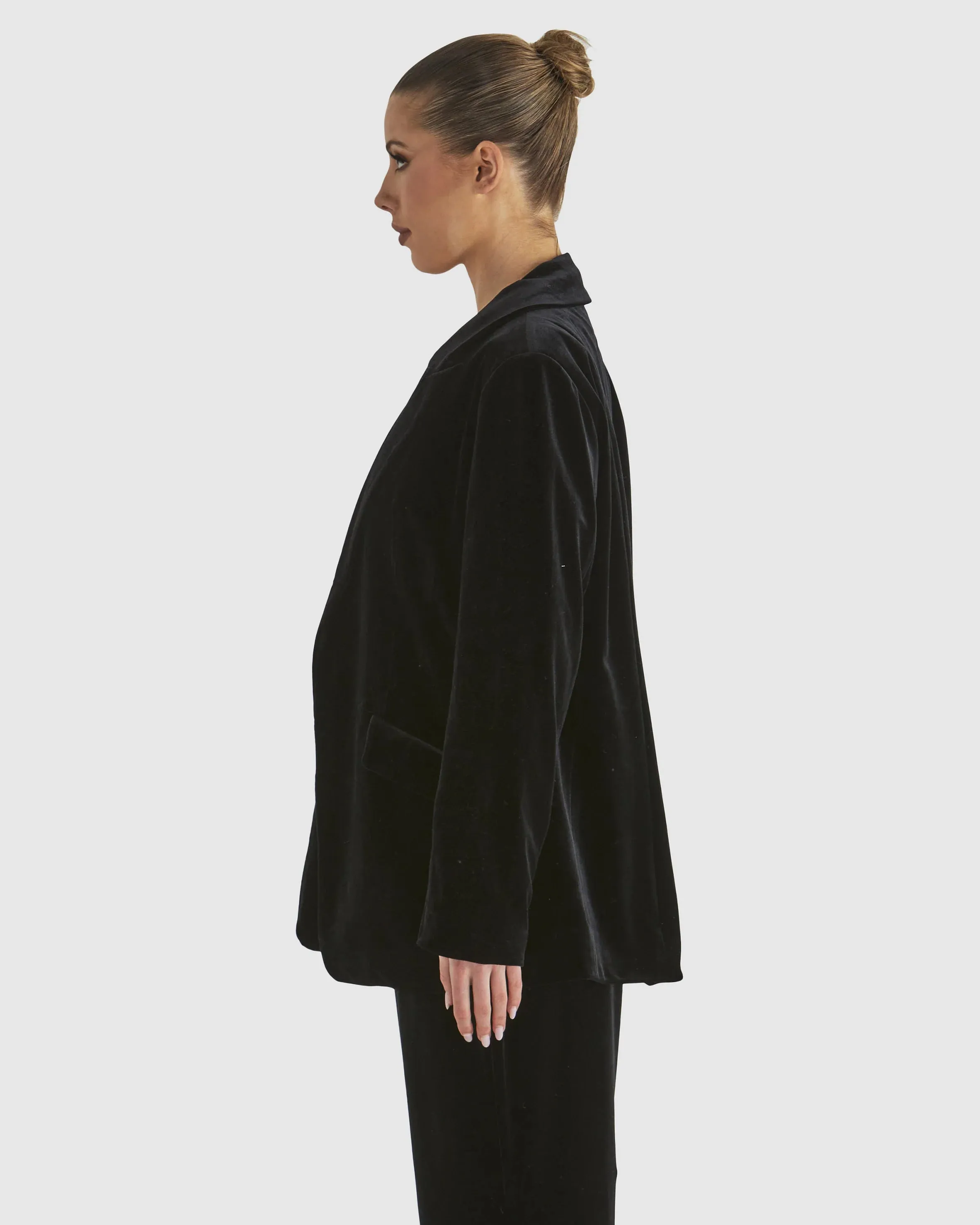 Fate   Becker Mustang Sally Velvet Jacket - Black