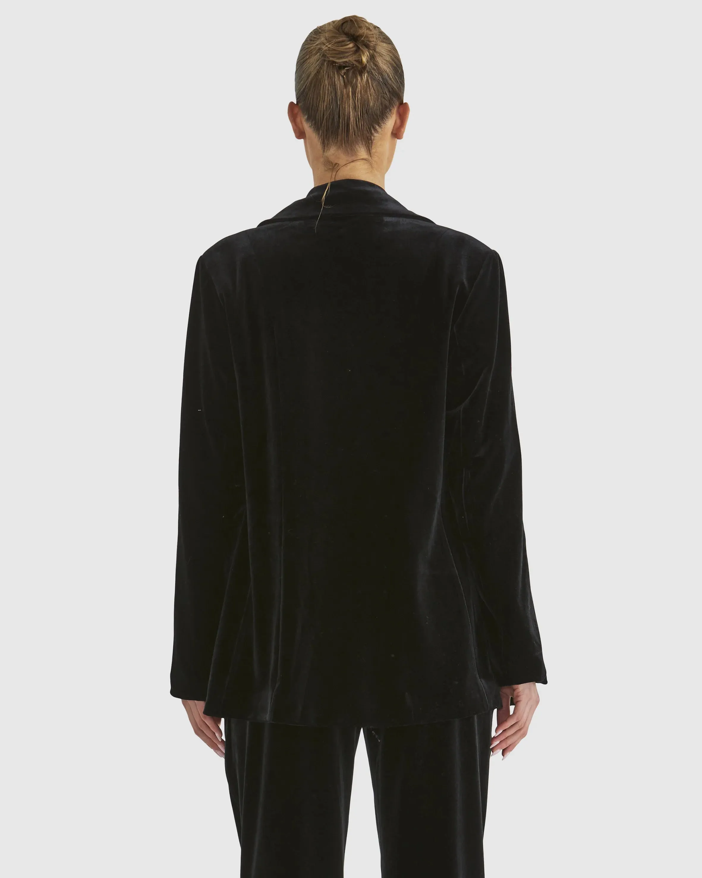 Fate   Becker Mustang Sally Velvet Jacket - Black