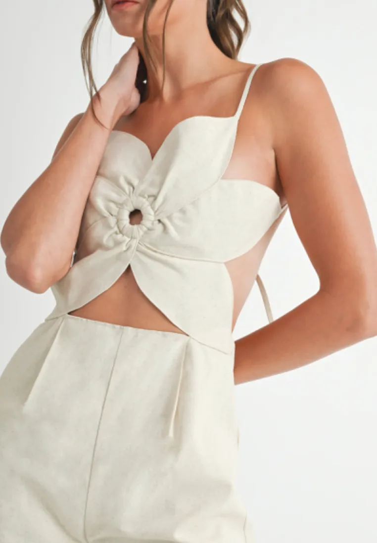 Fiona Floral Cutout Jumpsuit